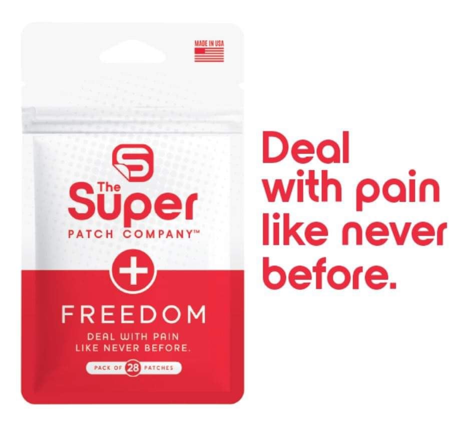 Freedom Super Patch – Support for Minor Muscle & Joint Aches | Drug-Free Pain Relief Patch