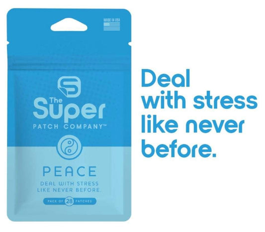 Peace Super Patch – Stress Relief & Calm Support | Drug-Free Mood & Focus Patch